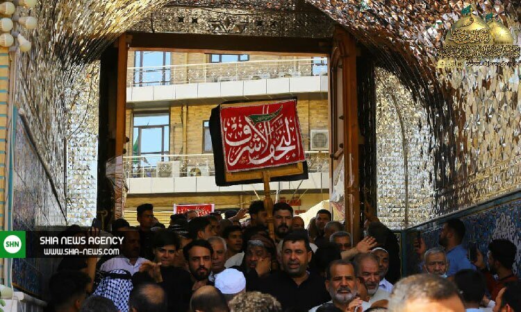 تصاویر/ عزاداری شهادت امام جعفر صادق (ع) در حرم امامین کاظمین (ع)