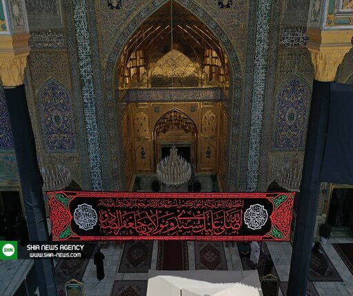 تصاویر/ عزاداری شهادت امام جعفر صادق (ع) در حرم امامین کاظمین (ع)