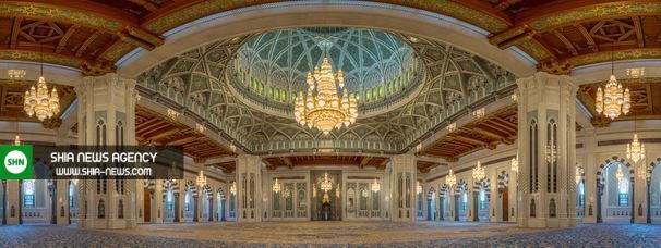 بزرگ ترین مسجد عمان مزین به فرش دستباف ایرانی
