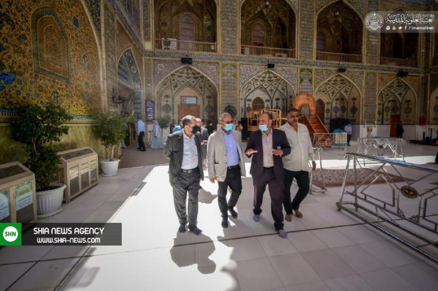 بازدید یک هیئت رسمی از سازمان بین المللی ژنو از حرم مطهر امام علی(ع) بازدید یک هیئت رسمی از سازمان بین المللی ژنو از حرم مطهر امام علی(ع)