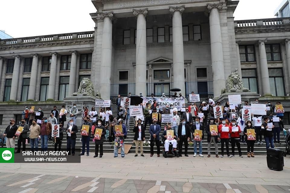 تصاویر/ اعتراض به نسل کشی هزاره‌ها در ونکوور کانادا