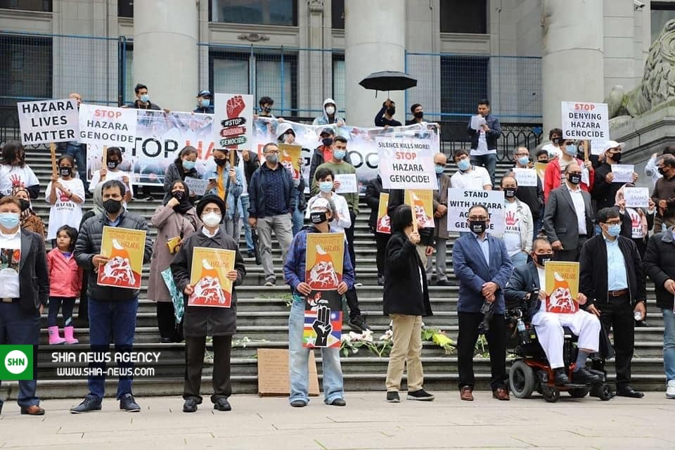 تصاویر/ اعتراض به نسل کشی هزاره‌ها در ونکوور کانادا