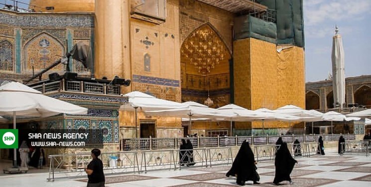گرمای 46 درجه در نجف و حرم امیرالمومنین(ع) گرمای 46 درجه در نجف و حرم امیرالمومنین(ع)