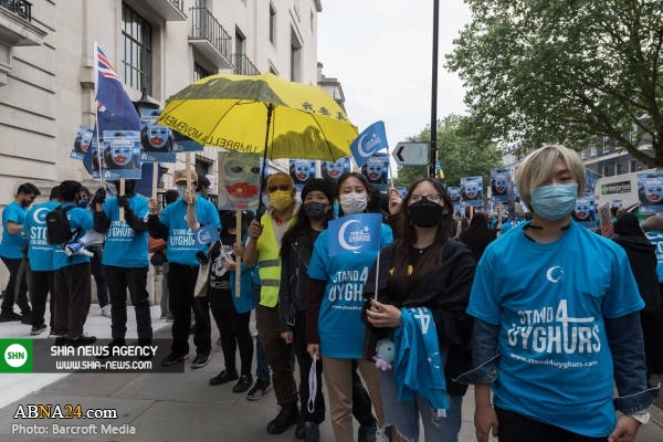 تصاویر/ همبستگی با اویغورها در لندن