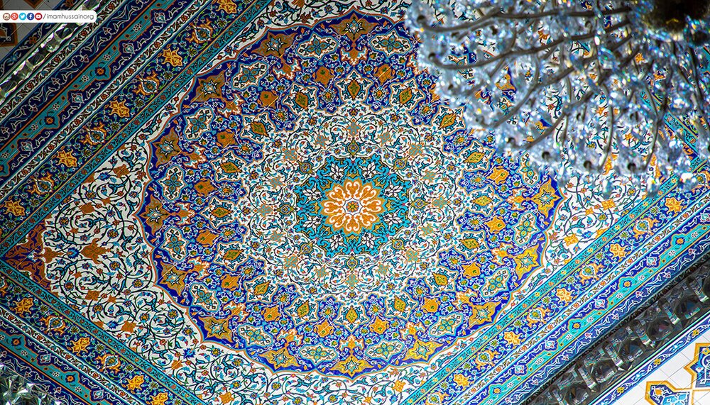 تصاویر/ جلوهای زیبا از نقش و نگارهای حرم امام حسین (ع) تصاویر/ جلوهای زیبا از نقش و نگارهای حرم امام حسین (ع)