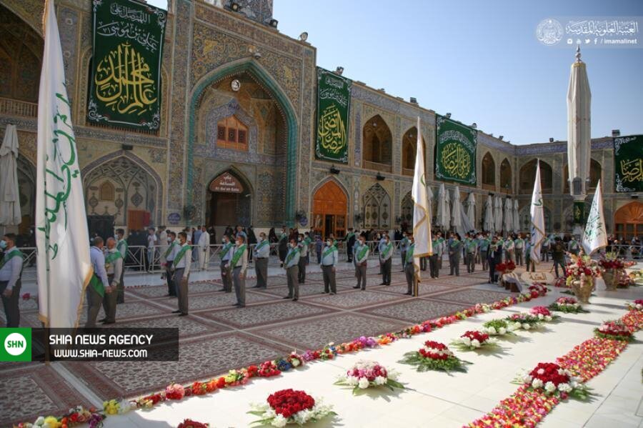 تصاویر/ جشن ولادت امام رضا (ع) در حرم حضرت امیرالمومنین (ع) تصاویر/ جشن ولادت امام رضا (ع) در حرم حضرت امیرالمومنین (ع)