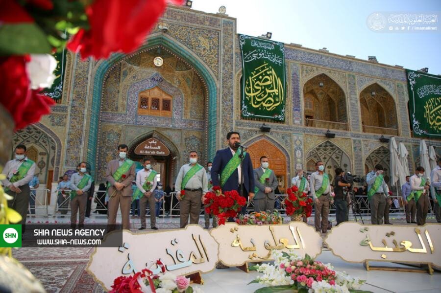تصاویر/ جشن ولادت امام رضا (ع) در حرم حضرت امیرالمومنین (ع) تصاویر/ جشن ولادت امام رضا (ع) در حرم حضرت امیرالمومنین (ع)