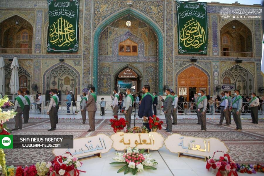 تصاویر/ جشن ولادت امام رضا (ع) در حرم حضرت امیرالمومنین (ع) تصاویر/ جشن ولادت امام رضا (ع) در حرم حضرت امیرالمومنین (ع)