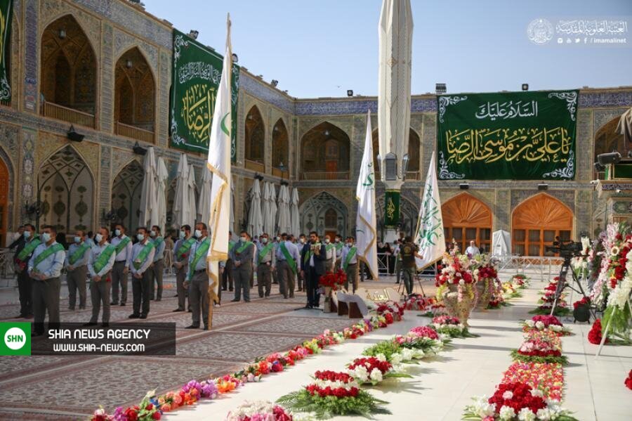 تصاویر/ جشن ولادت امام رضا (ع) در حرم حضرت امیرالمومنین (ع) تصاویر/ جشن ولادت امام رضا (ع) در حرم حضرت امیرالمومنین (ع)