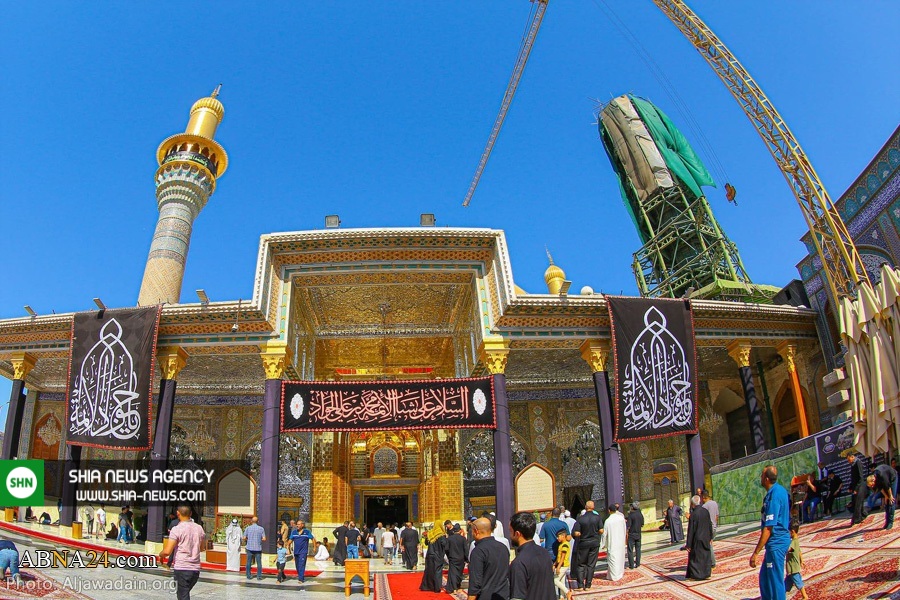 حضور زائران عزادار شهادت امام جواد(ع) در حرم امامین کاظمین(ع) حضور زائران عزادار شهادت امام جواد(ع) در حرم امامین کاظمین(ع)