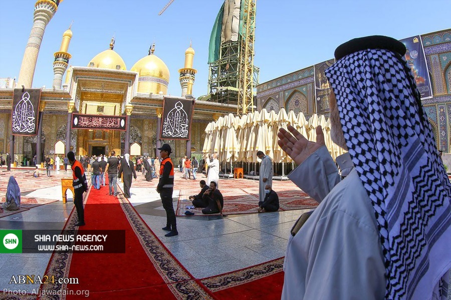 حضور زائران عزادار شهادت امام جواد(ع) در حرم امامین کاظمین(ع) حضور زائران عزادار شهادت امام جواد(ع) در حرم امامین کاظمین(ع)