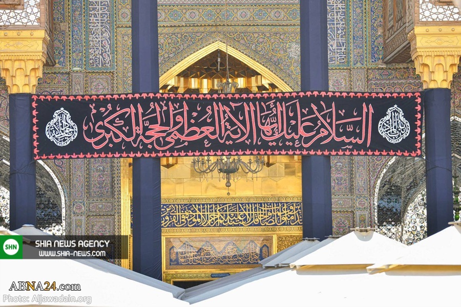 حضور زائران عزادار شهادت امام جواد(ع) در حرم امامین کاظمین(ع) حضور زائران عزادار شهادت امام جواد(ع) در حرم امامین کاظمین(ع)