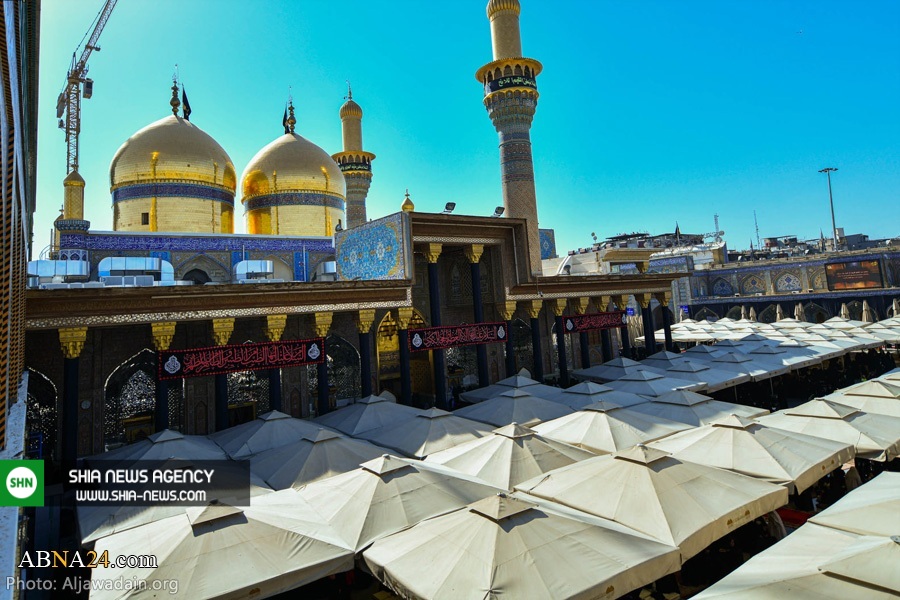 حضور زائران عزادار شهادت امام جواد(ع) در حرم امامین کاظمین(ع) حضور زائران عزادار شهادت امام جواد(ع) در حرم امامین کاظمین(ع)