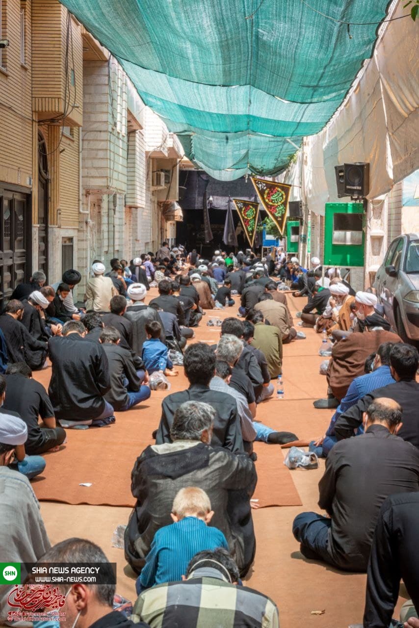 تصاویری از مجلس عزای امام جواد (ع) در دفتر آیت الله وحید خراسانی