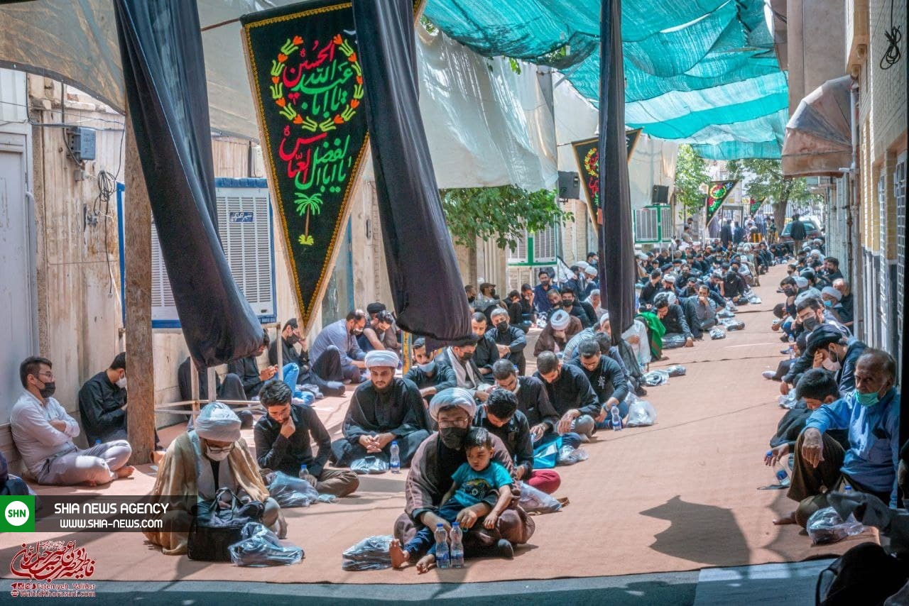 تصاویری از مجلس عزای امام جواد (ع) در دفتر آیت الله وحید خراسانی