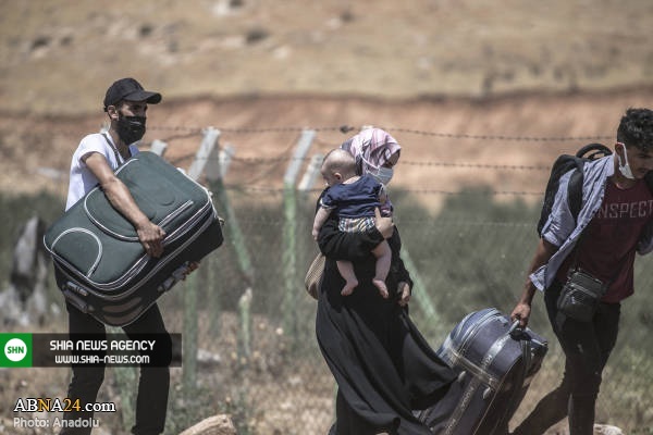 تصاویر/ بازگشت هزاران آواره سوری از ترکیه