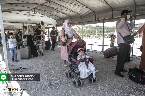 تصاویر/ بازگشت هزاران آواره سوری از ترکیه