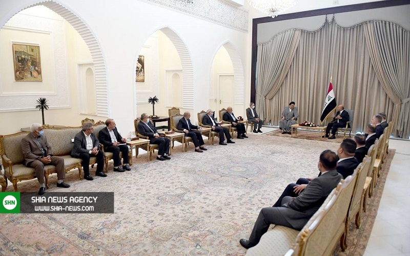 دیدار رئیس‌جمهوری عراق و وزیر اطلاعات ایران+ تصاویر