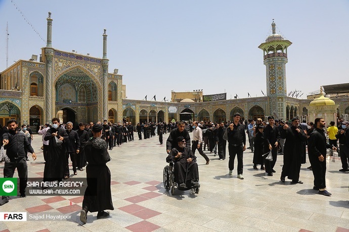 عزاداری شهادت امام باقر(ع) در قم