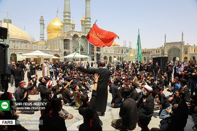 عزاداری شهادت امام باقر(ع) در قم