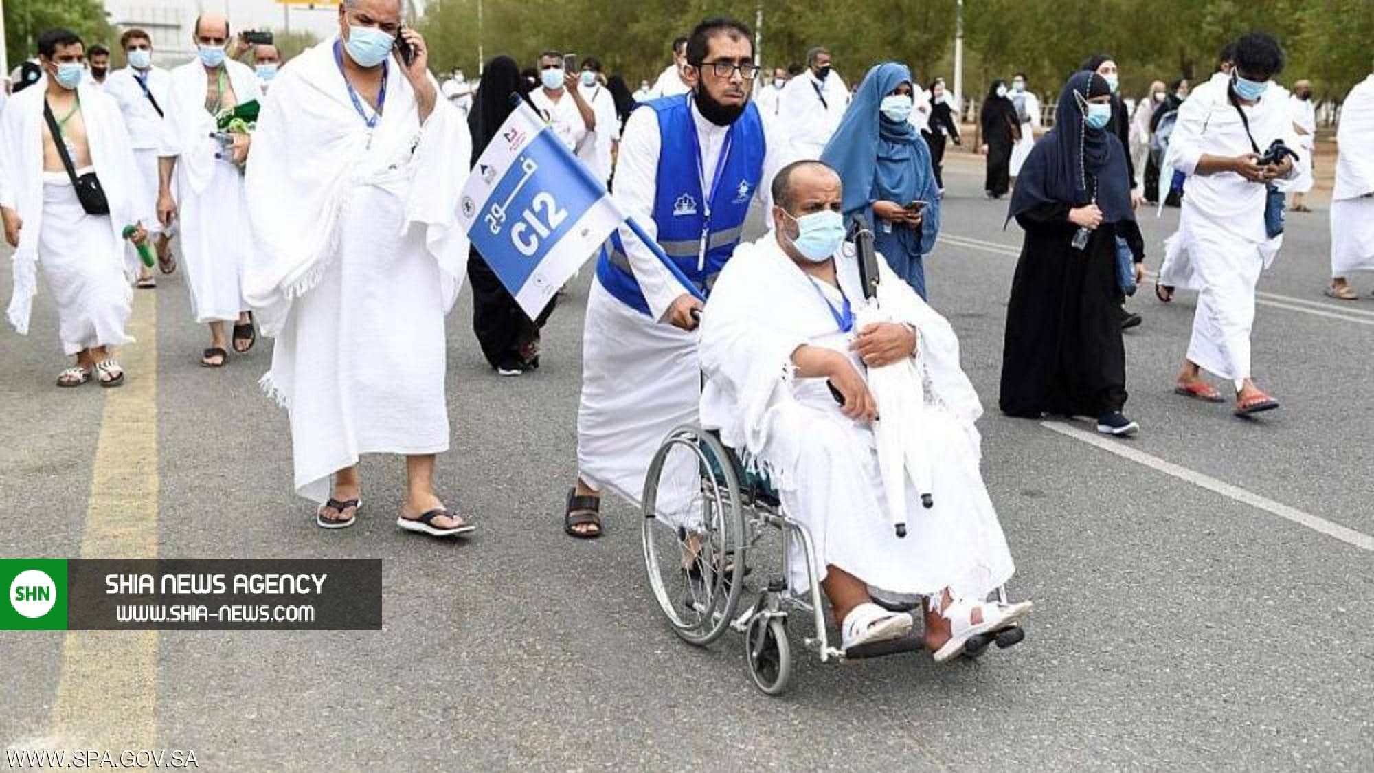 آغاز رمی جمره عقبه توسط زائران خانه خدا+ تصاویر