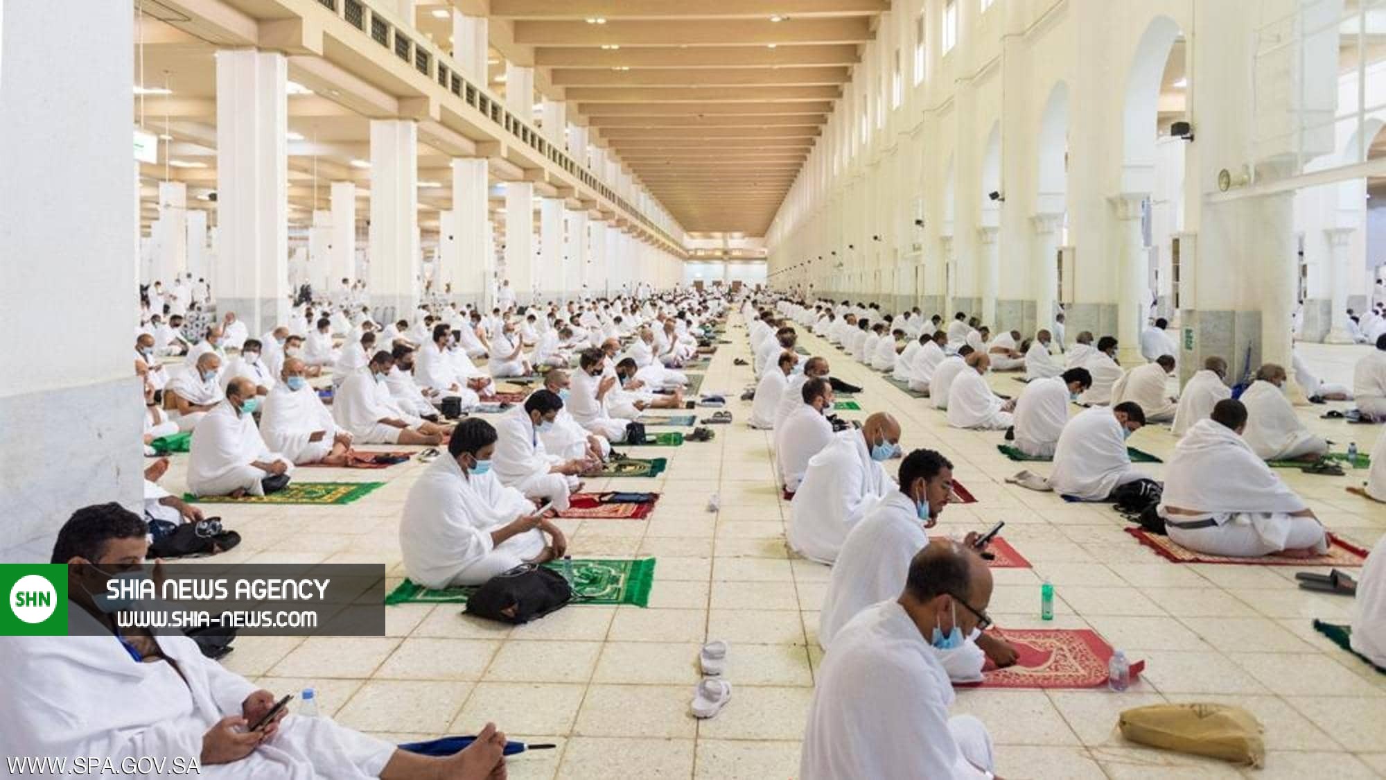 آغاز رمی جمره عقبه توسط زائران خانه خدا+ تصاویر