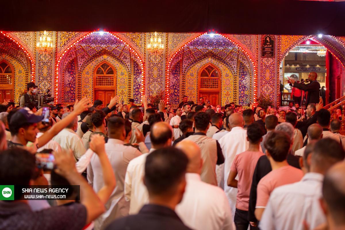 مراسم عزاداری حضرت مسلم بن عقیل(ع) در حرم حضرت عباس(ع)