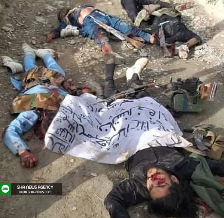 تصاویری از هلاکت جنایتکاران طالب در بلخ