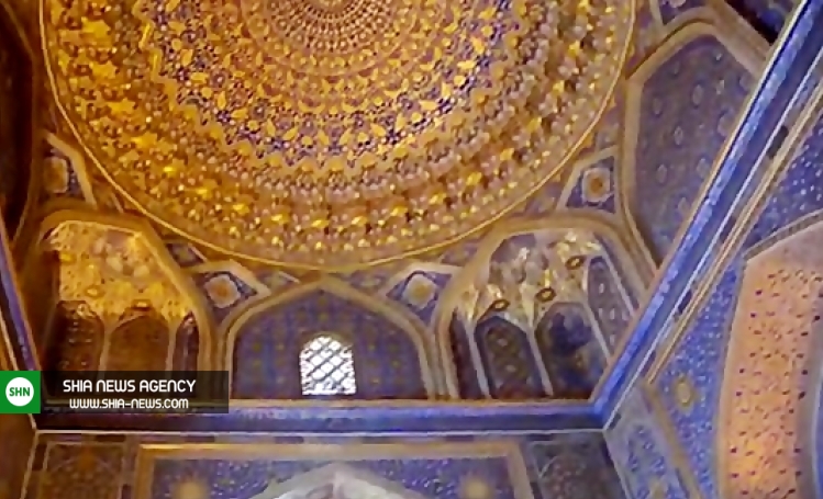 درخشش مسجد طلاکاری در شهر باستانی سمرقند