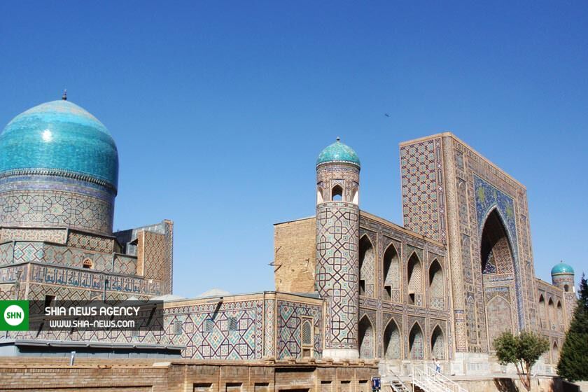 درخشش مسجد طلاکاری در شهر باستانی سمرقند