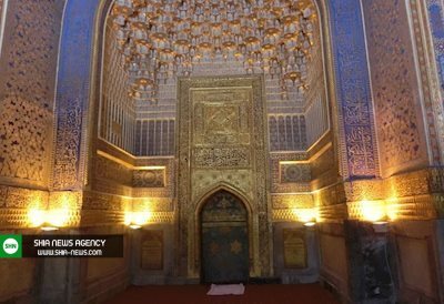 درخشش مسجد طلاکاری در شهر باستانی سمرقند