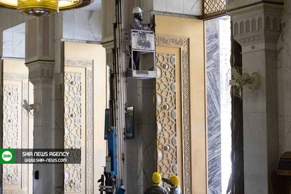 پایان عملیات آمادهسازی ورودیهای مسجدالحرام برای حج پایان عملیات آمادهسازی ورودیهای مسجدالحرام برای حج
