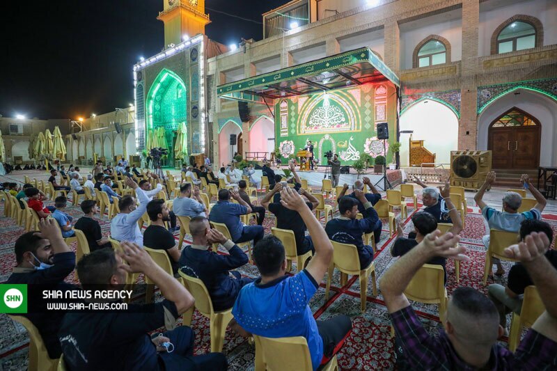 برگزاری مراسم مذهبی به مناسبت روز مباهله در آستان مقدس عسکریین(ع)