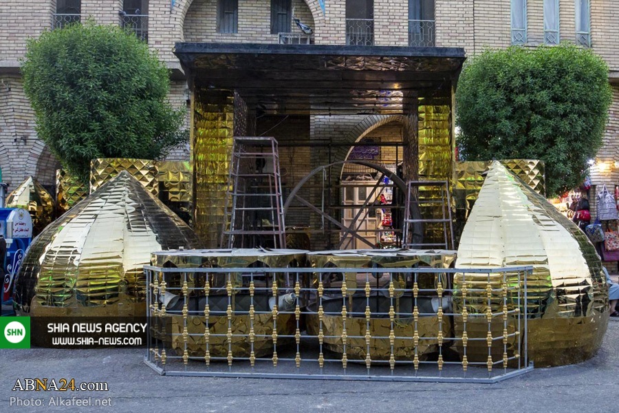 تصاویر/ آماده شدن موکب&zwnj;های کربلای معلی برای استقبال از ماه محرم