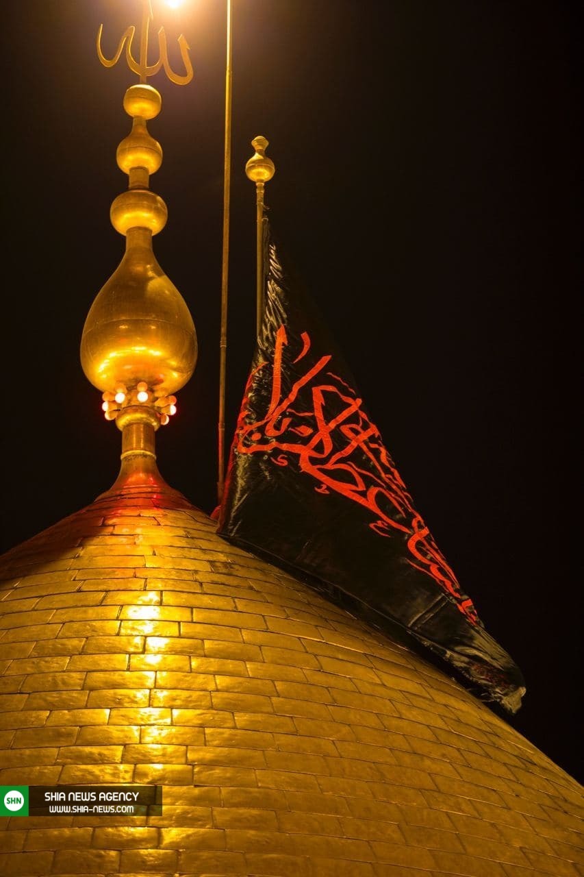 برگزاری مراسم تعویض پرچم و اذن عزا با حضور ۳ میلیون زائر در کربلا+ تصاویر