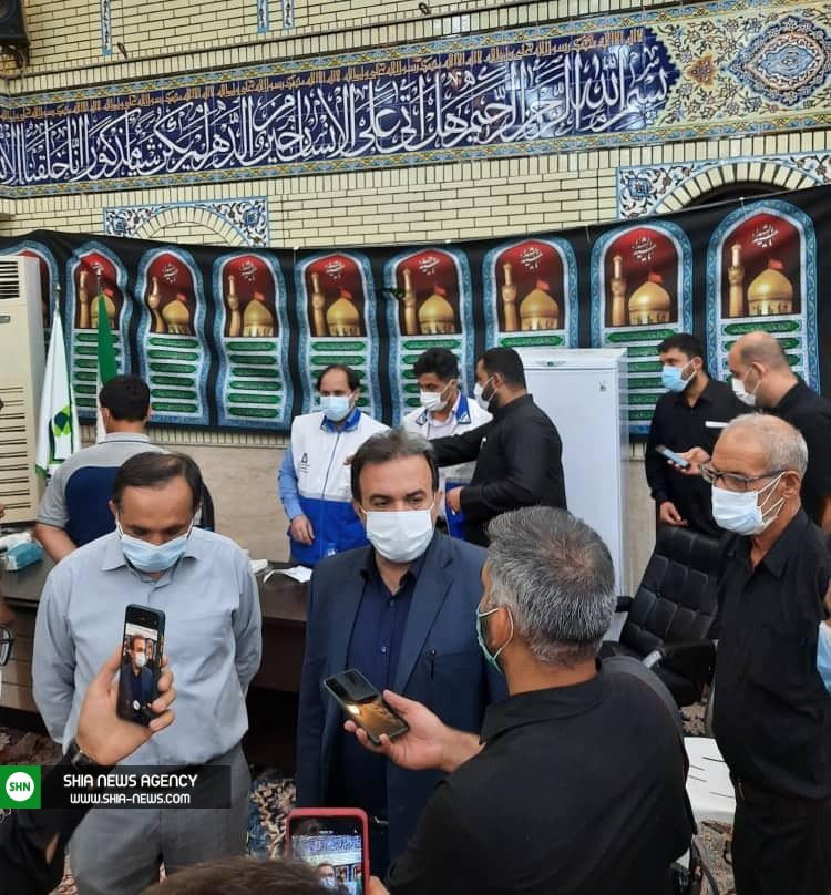 تبدیلشدن یک حسینیه به پایگاه واکسیناسیون در اهواز تبدیلشدن یک حسینیه به پایگاه واکسیناسیون در اهواز