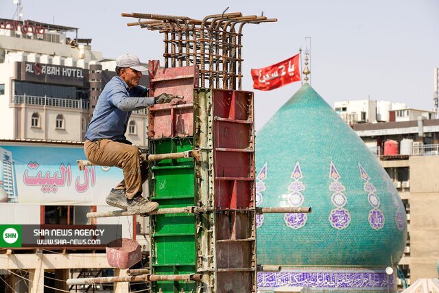 سازه جدید تل زینبیه در کربلا + تصاویر