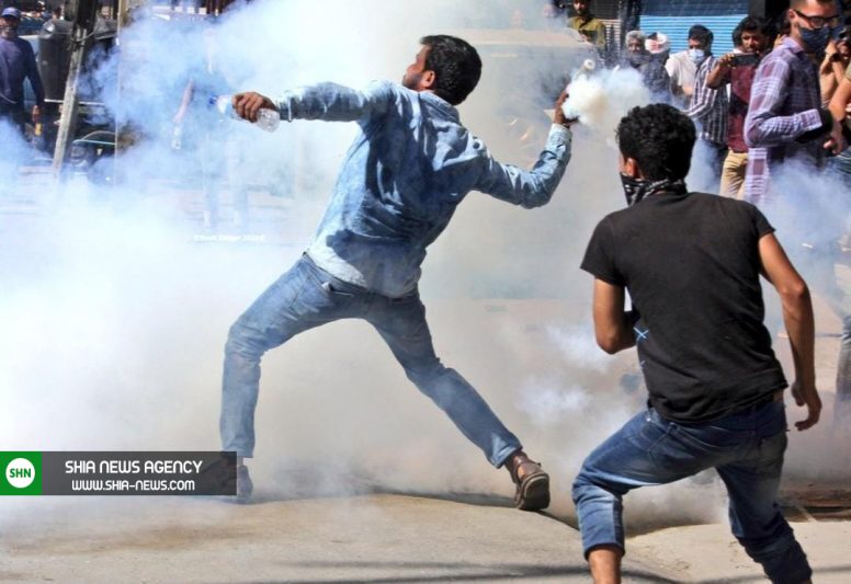 حمله پلیس هند به عزاداران حسینی در کشمیر