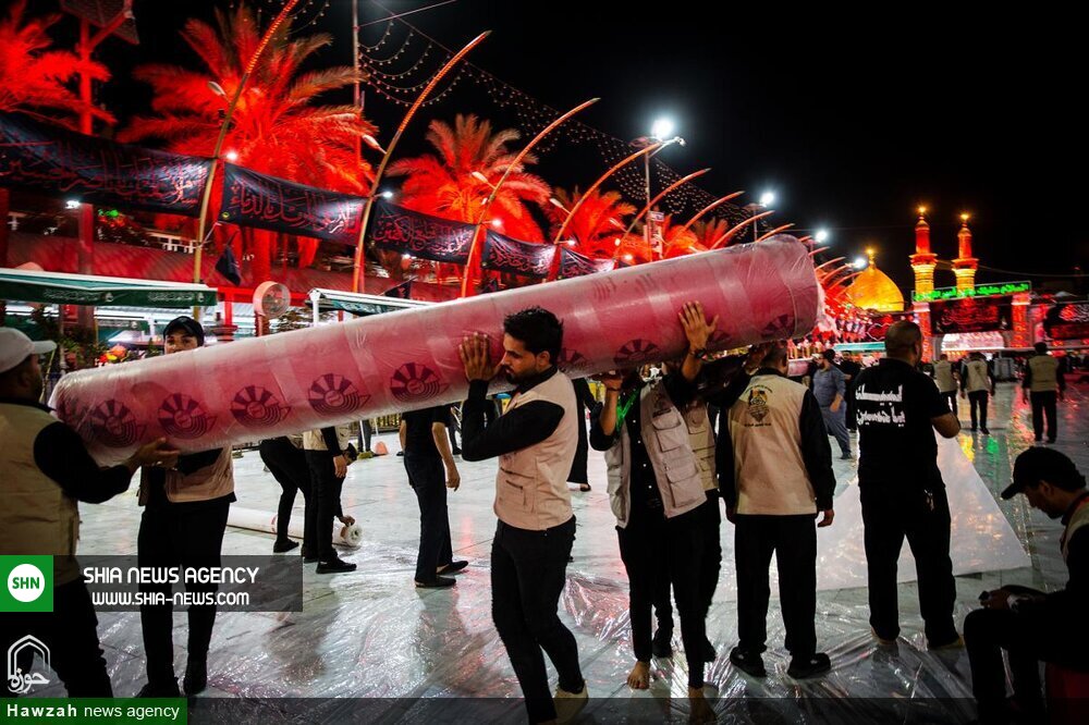 حال و هوای کربلای معلا در شب عاشورا