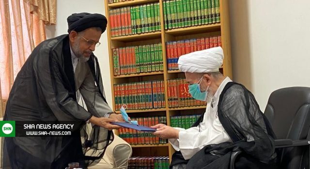 دیدار وزیر اطلاعات با آیت الله سبحانی دیدار وزیر اطلاعات با آیت الله سبحانی