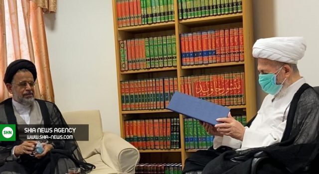 دیدار وزیر اطلاعات با آیت الله سبحانی دیدار وزیر اطلاعات با آیت الله سبحانی