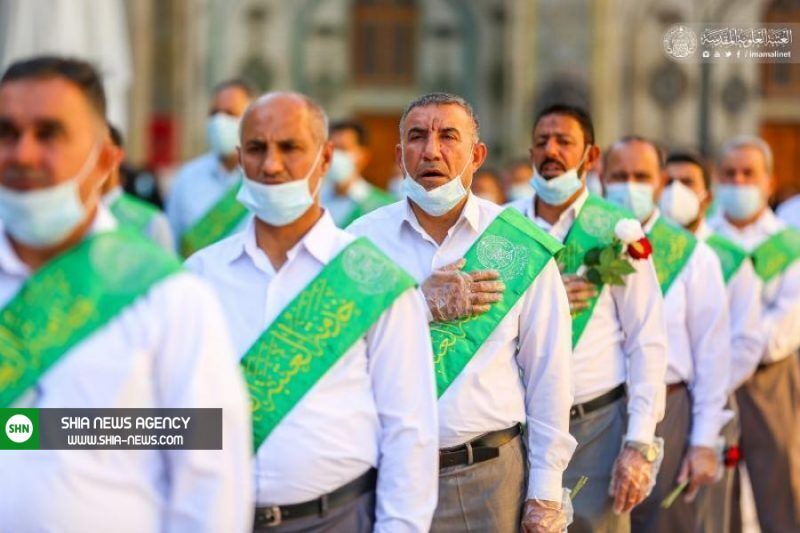 تصاویر/ جشن عیدغدیرخم در حرم مطهر حضرت علی(ع)