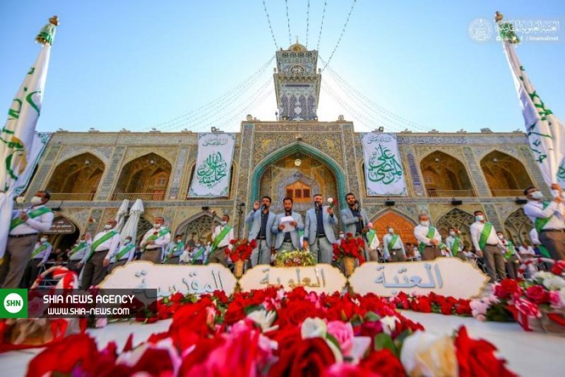 تصاویر/ جشن عیدغدیرخم در حرم مطهر حضرت علی(ع)