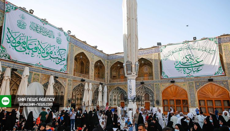 کاروان شادی جوانان عراقی در نجف اشرف +عکس و فیلم