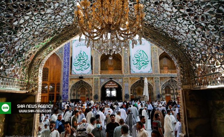 کاروان شادی جوانان عراقی در نجف اشرف +عکس و فیلم