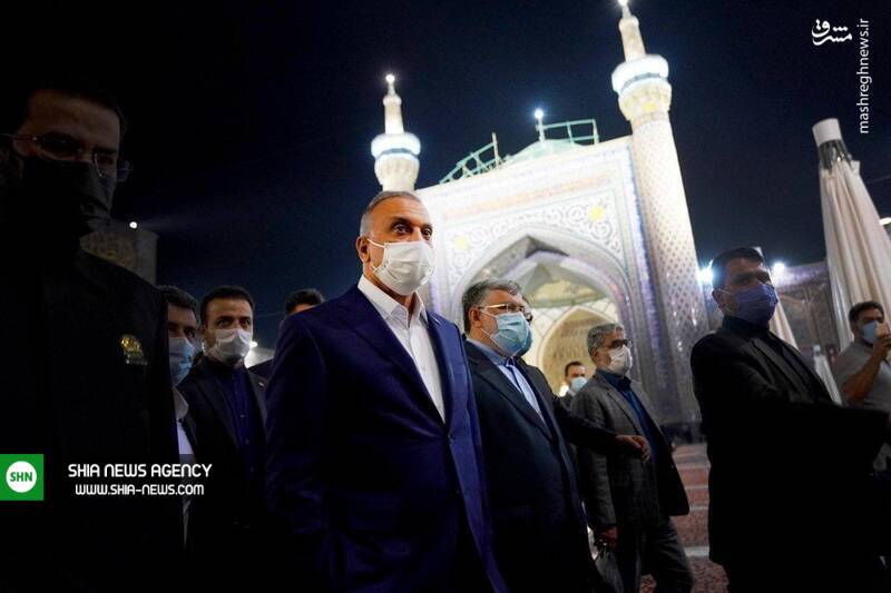 الکاظمی حرم مطهر امام رضا (ع) را زیارت کرد + تصاویر الکاظمی حرم مطهر امام رضا (ع) را زیارت کرد + تصاویر
