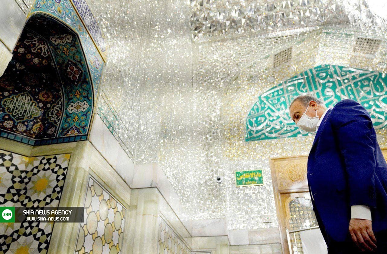 الکاظمی حرم مطهر امام رضا (ع) را زیارت کرد + تصاویر الکاظمی حرم مطهر امام رضا (ع) را زیارت کرد + تصاویر