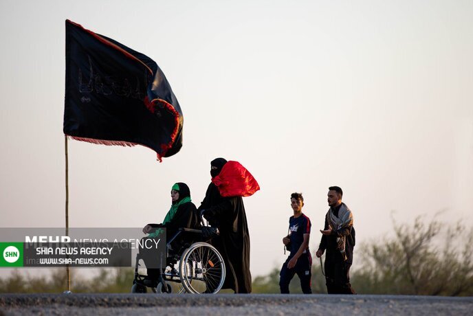 تصاویر/ پیاده روی اربعین حسینی در مسیر کوفه به کربلا