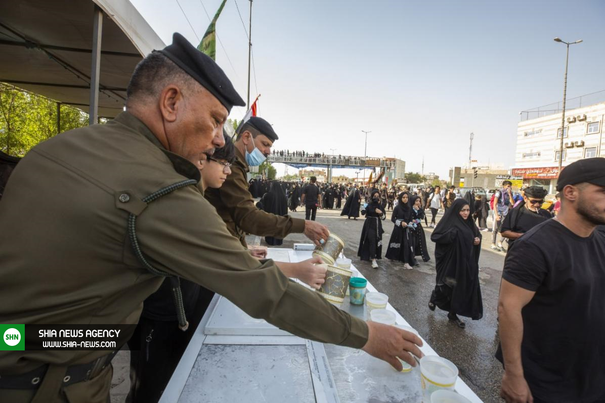 جدیدترین تصاویر از پیاده‌روی زائران اربعین حسینی (ع) در عراق