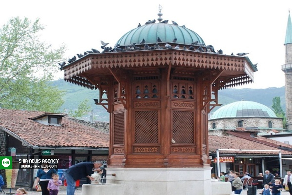 سقاخانه&zwnj;ای به یاد شهدای کربلا در سارایوو + تصاویر